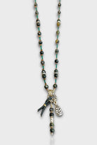 Mey Atelier-Lucius Green – Faset Kesim Yıldız Taşı Gümüş Unisex Kolye-Kolye-4-Milagron.com