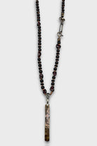 Mey Atelier-Maison - Lal Taşı Onyx Bronz Uçlu Unisex Kolye-Kolye-3-Milagron.com