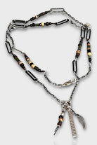 Mey Atelier-Passionette – Özel Tasarım Taşlı Gümüş Zincir Unisex Kolye-Kolye-1-Milagron.com