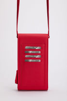 Meyfar-Kırmızı Deri Kartlık - Telefon Bölmeli Çanta-Omuz Çantası-2-Milagron.com