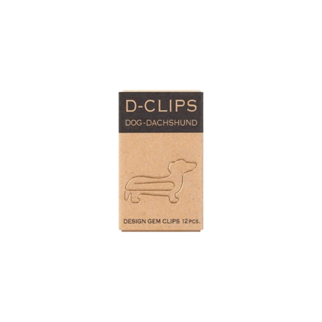 Design Phil Midori D-Clips Dog - Dachsund 12 Parça Klips