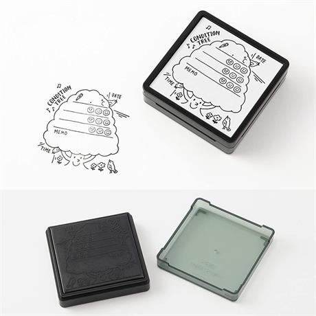 Midori Paintable Penetration Stamp Damga - Large Size Physical Conditioning Control Pattern 35422006