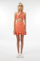 Midground-Asitmetrik Brode Büstiyer-Crop Top-1-Milagron.com