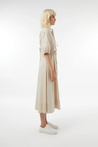 Midground-Sırt Dekolteli Gömlek Elbise-Elbise-2-Milagron.com