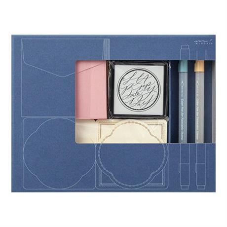 Mi̇dori̇-Limited Edition Paintable Stamp Kit Happy Birthday Round 35451006-Damga-1-Milagron.com