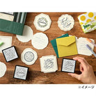 Mi̇dori̇-Limited Edition Paintable Stamp Kit Happy Birthday Round 35451006-Damga-6-Milagron.com