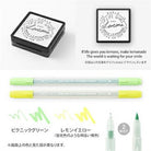 Mi̇dori̇-Limited Edition Paintable Stamp Kit Lemons 35448006-Damga-4-Milagron.com
