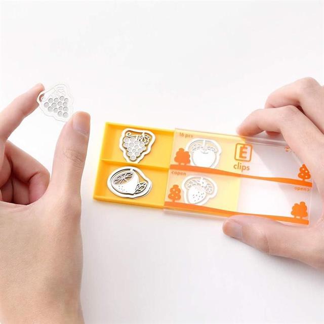 Mi̇dori̇-Midori Stainless Steel Bookmark Fruits Kitap Ayracı-Kitap Ayracı-3-Milagron.com