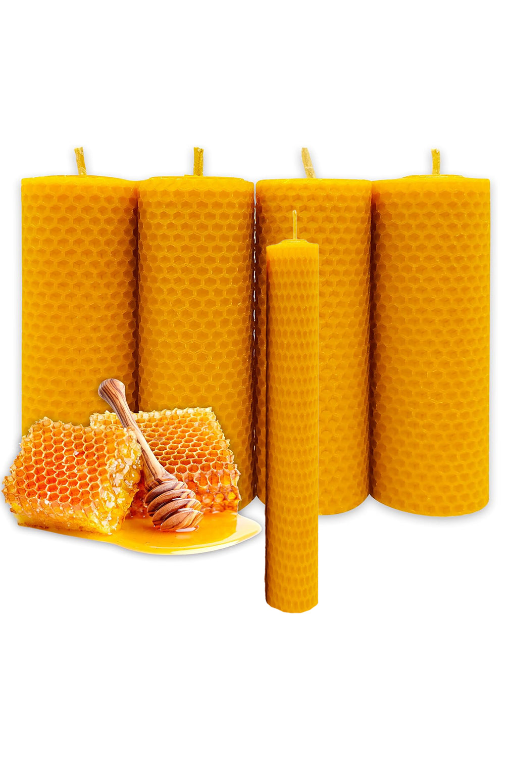 Miebox Rituals-%100 Organik Balmumu Mum Set 5'li-Mum-1-Milagron.com
