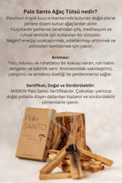 Miebox Rituals-Palo Santo Peru Ağaç Tütsü ( Sertifikalı ) ( 5 Adet / 35-40gr )-Palo Santo-5-Milagron.com
