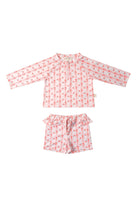 UV Korumalı Alt Üst Kız Bebek Mayo Seti – Cherry Bow - 2