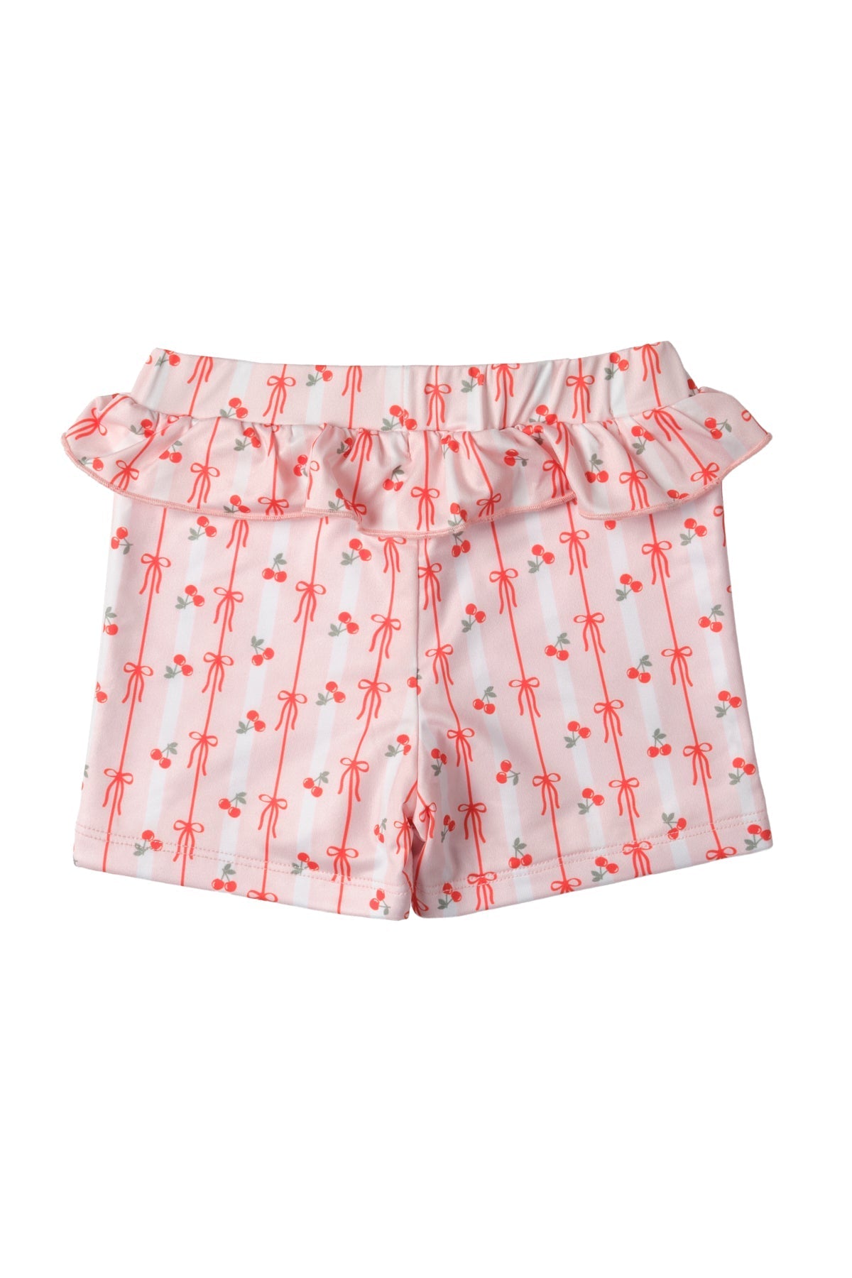 UV Korumalı Alt Üst Kız Bebek Mayo Seti – Cherry Bow - 4