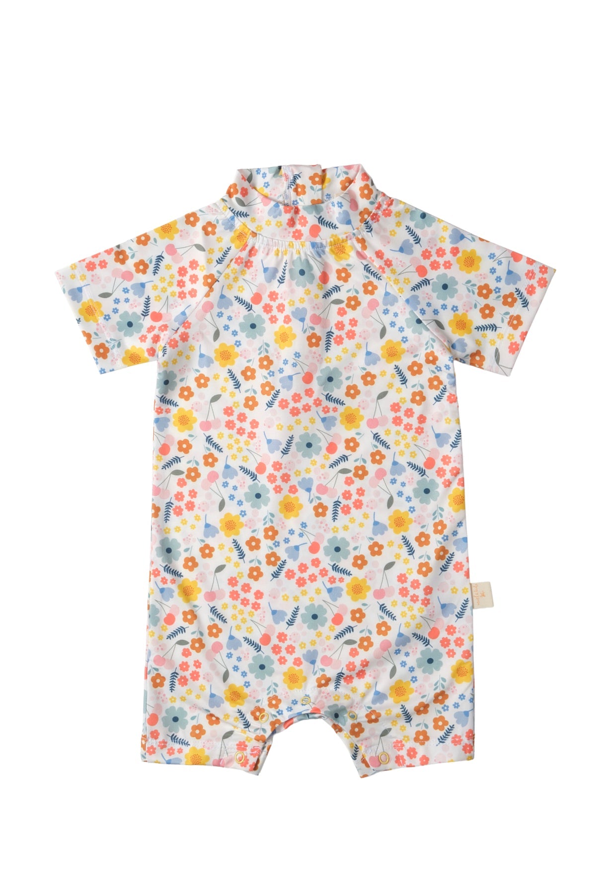 Uv Korumalı Bebek Tek Parça Mayo-Pretty Floral