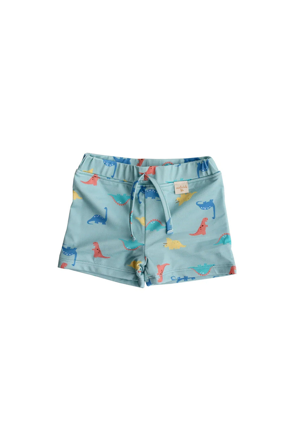 Miela Kids-Uv Korumalı Alt Üst Erkek Bebek Seti – Dinoland Mint-Bebek Swimwear-3-Milagron.com