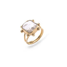 Miela-Miela Kare Gold İnci Yüzük-Yüzük-1-Milagron.com