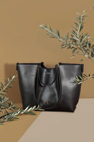 Miéra Atelier-Antares Siyah Tote Bag-Omuz Çantası-4-Milagron.com