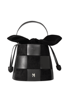 Miéra Atelier-Regulus Siyah Kurdeleli El Çantası-Omuz Çantası-1-Milagron.com