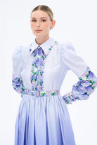 Miha-Balon Kollu Elbi̇se-Elbise-4-Milagron.com