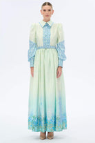 Miha-Balon Kollu Elbi̇se-Elbise-5-Milagron.com