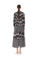 Miha-Bati̇k Desenli̇ Uzun Elbi̇se-Elbise-3-Milagron.com