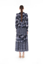 Miha-Bati̇k Desenli̇ Uzun Elbi̇se-Elbise-7-Milagron.com