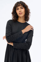 Miha-Eteği̇ Brodeli̇ Tafta Elbi̇se-Elbise-6-Milagron.com