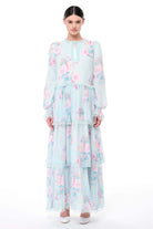 Miha-Eteği̇ Kat Kat Dantel Detaylı Elbi̇se-Elbise-1-Milagron.com