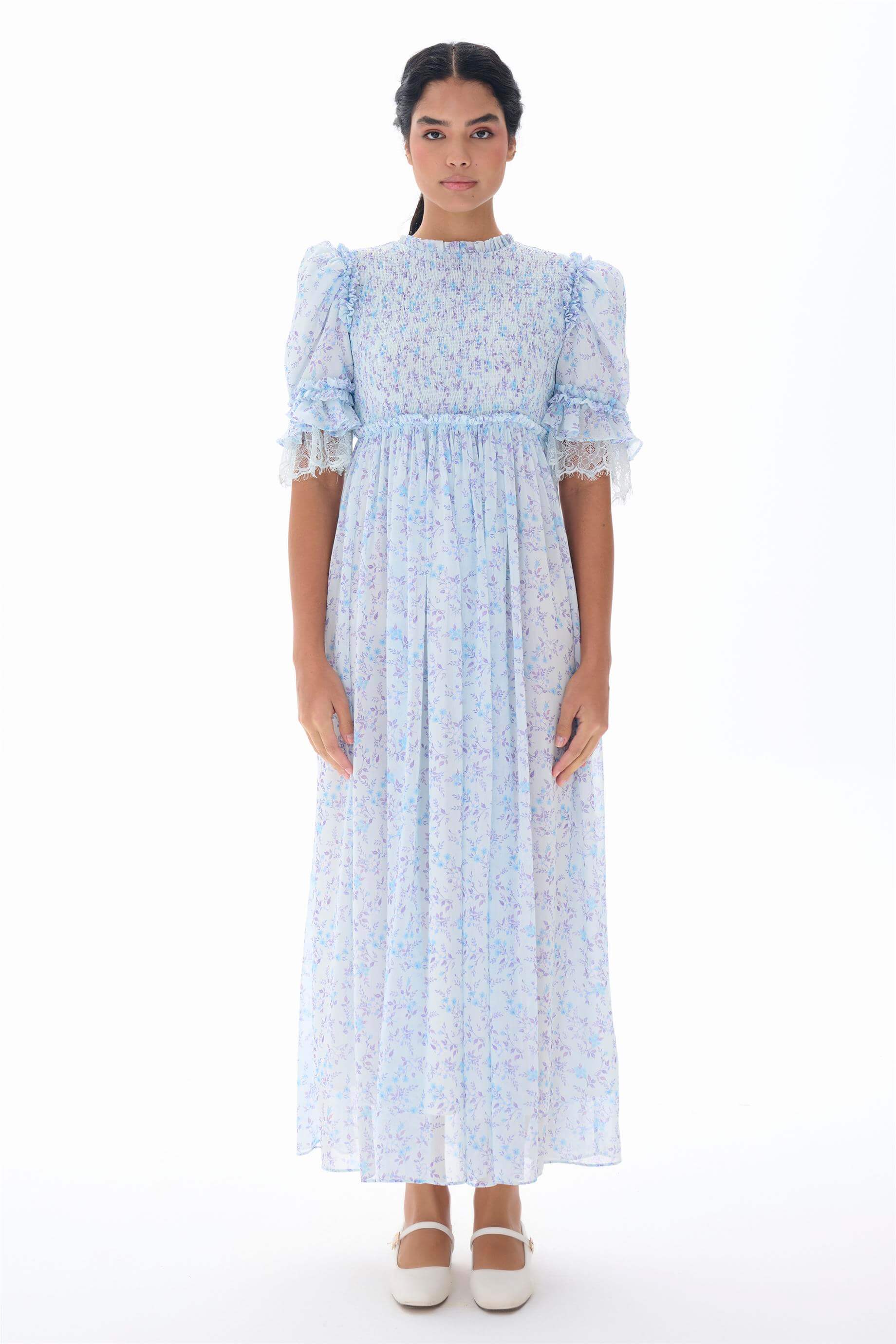 Miha-Gi̇peli̇ Balon Kol Elbi̇se-Elbise-1-Milagron.com