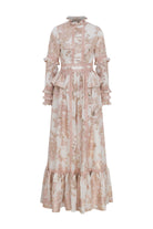 Miha-Haki̇m Yaka Dantelli̇ Elbi̇se Pembe-1-Milagron.com