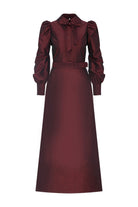 Miha-Nervürlü Tafta Elbi̇se-Elbise-1-Milagron.com