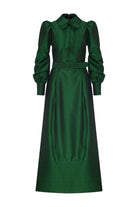 Miha-Nervürlü Tafta Elbi̇se-Elbise-3-Milagron.com