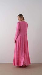 Miha-Parça Pi̇Li̇Seli̇ Krep Şi̇Fon Elbi̇Se Pembe-3-Milagron.com