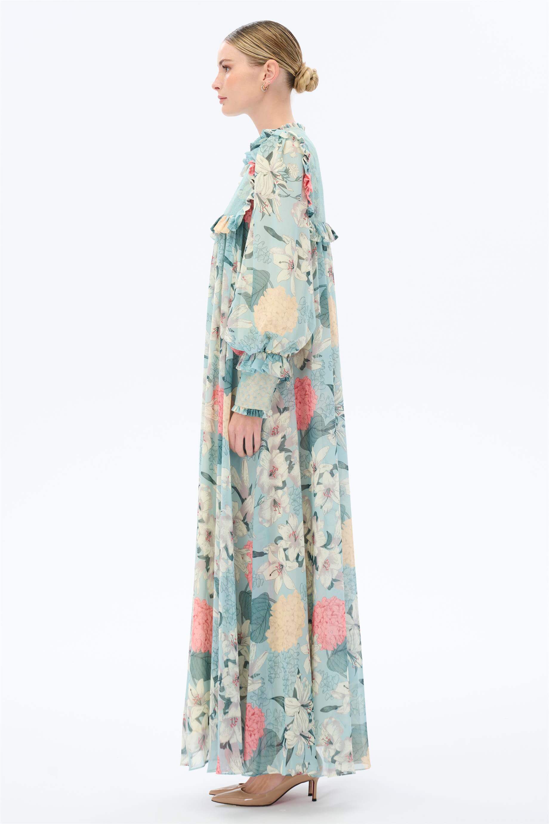 PuantiYe Dantelli ElbiSe Mint