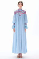 Miha-Robası Güpür Detaylı Elbi̇se-Elbise-1-Milagron.com