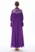 Miha-Robası Güpür Detaylı Elbi̇se-Elbise-11-Milagron.com