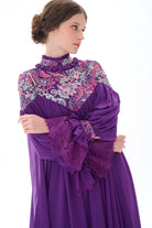 Miha-Robası Güpür Detaylı Elbi̇se-Elbise-12-Milagron.com