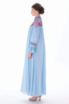 Miha-Robası Güpür Detaylı Elbi̇se-Elbise-2-Milagron.com