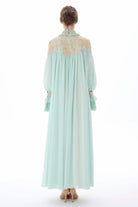 Miha-Robası Güpür Detaylı Elbi̇se-Elbise-7-Milagron.com