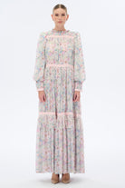 Miha-Şeri̇t Dantelli̇ Şi̇fon Elbi̇se-Elbise-1-Milagron.com