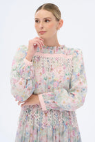 Miha-Şeri̇t Dantelli̇ Şi̇fon Elbi̇se-Elbise-2-Milagron.com