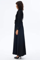 Miha-Yaprak Detaylı Romanti̇k Elbi̇se-Elbise-11-Milagron.com