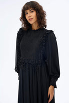 Miha-Yaprak Detaylı Romanti̇k Elbi̇se-Elbise-14-Milagron.com