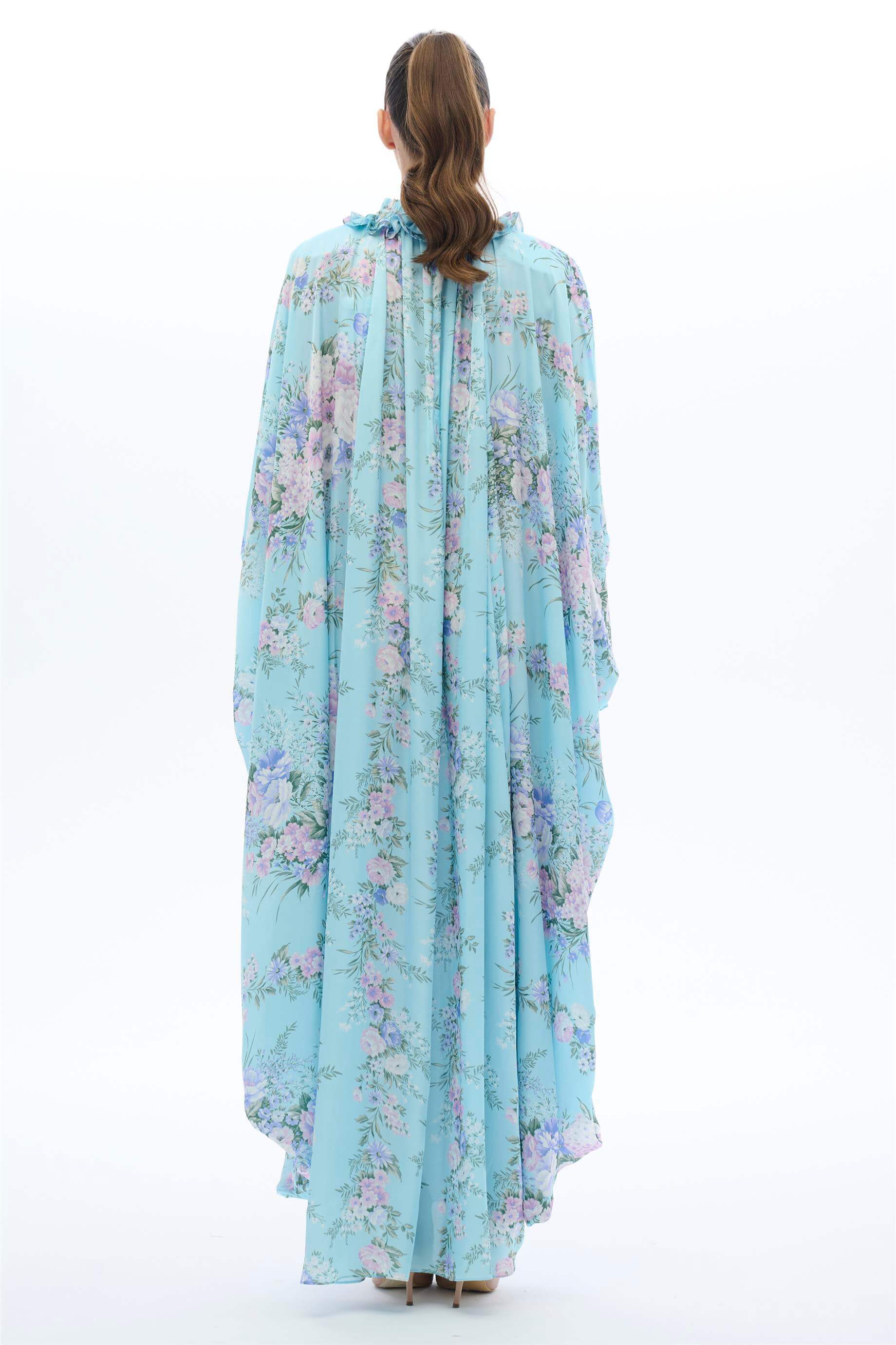 Miha-şeri̇t Garni̇li̇ Kaftan Elbi̇se Mavi-4-Milagron.com