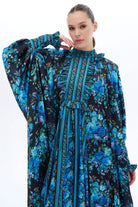 Miha-şeri̇t Garni̇li̇ Kaftan Elbi̇se Mavi-6-Milagron.com