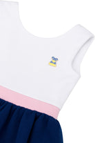 Milky Wilky-Kiz Çocuk Arkasi Fiyonklu Elbise-Çocuk Elbise & Tulum-2-Milagron.com