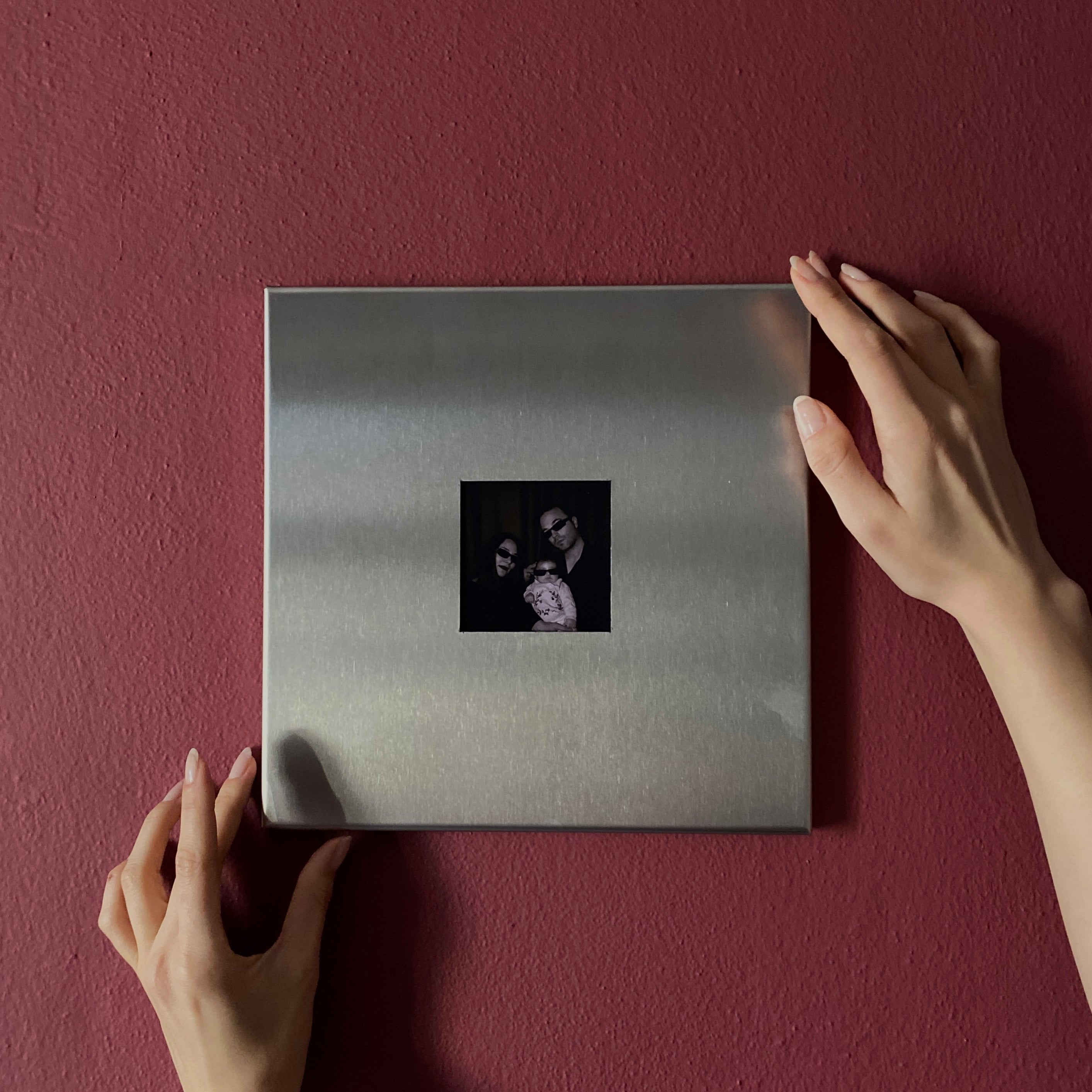 Minimal Stainless Steel Photo Frame
