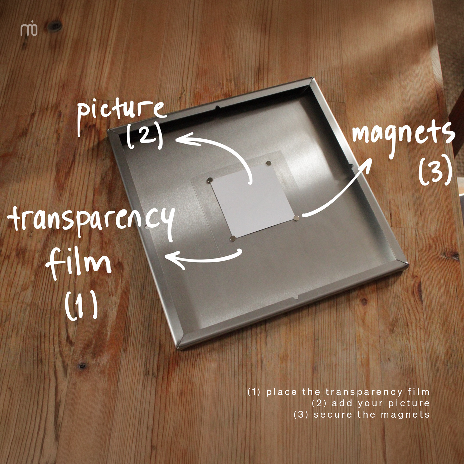 Minimal Stainless Steel Photo Frame