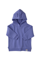 Miniliq-Violet Şardonlu Kulaklı Kapüşonlu Eşofman Üstü-Sweatshirts & Hoodies-1-Milagron.com