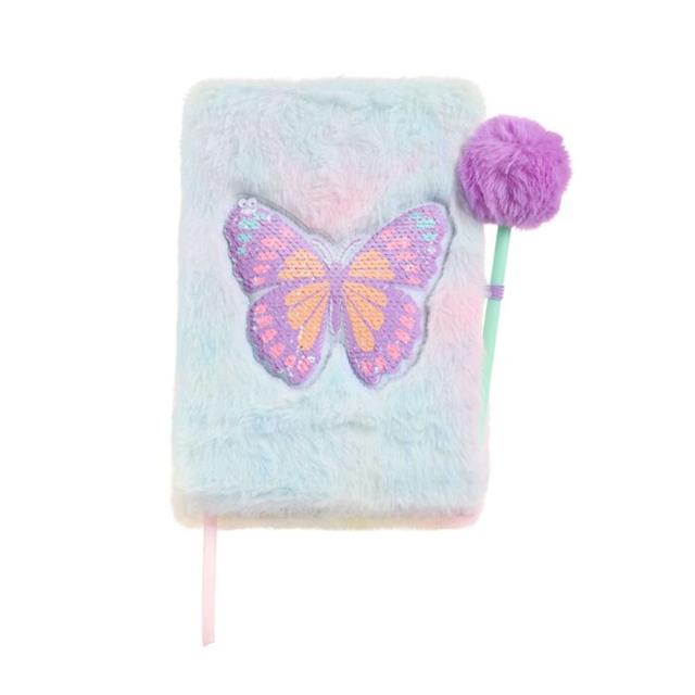 Miquelrius Butterfly Little World A5 Tüylü Defter Ve Kalem Seti