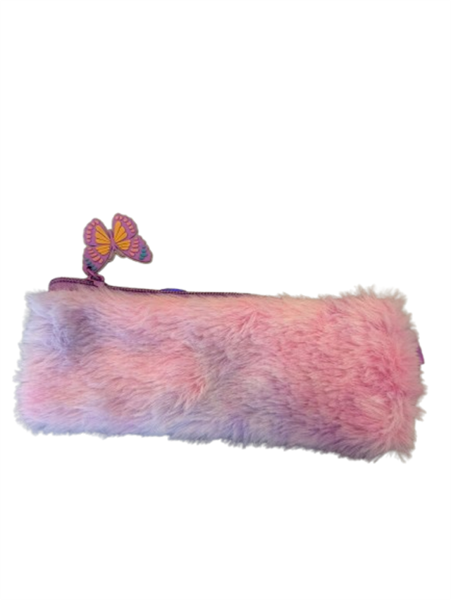 Miquelrius Peluş Pofuduk Butterfly Kalem Çantası